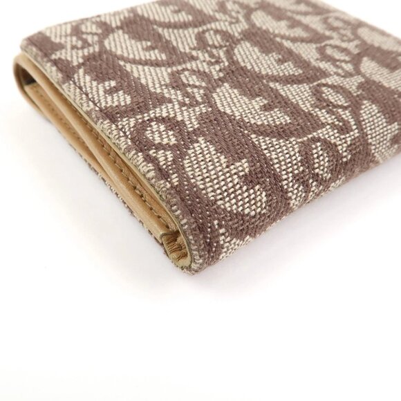 ❤️Christian Dior Trotter Canvas Leather Bi-fold Compact Wallet❤️ - Picture 6 of 16